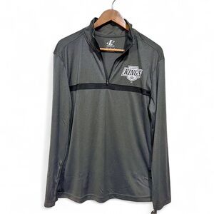 LA Kings Logo Athletic Charcoal Pullover BRAND NEW